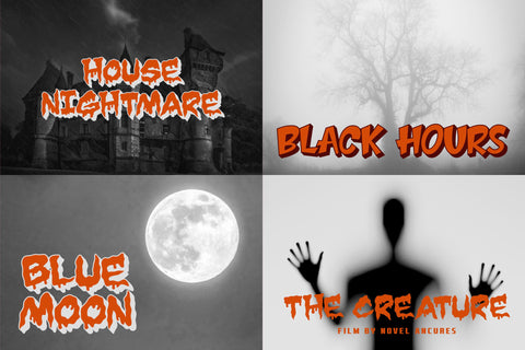 Mystical Horror Collection Font ahweproject 