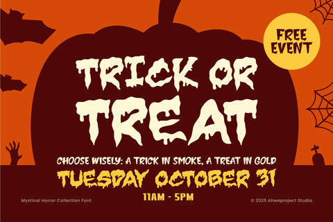 Mystical Horror Collection Font ahweproject 