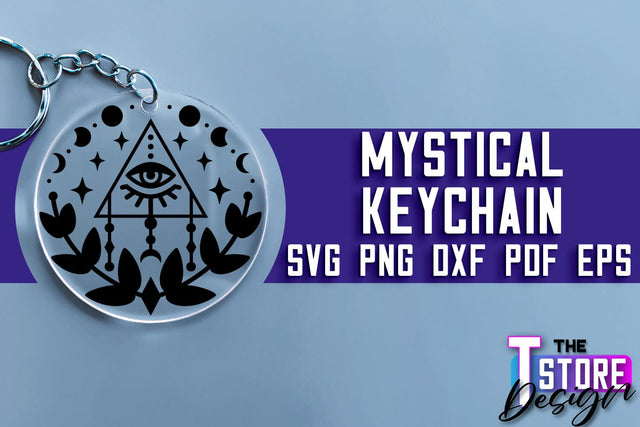 Mystical Keychain SVG | Mystical Symbols SVG Design SVG The T Store Design 