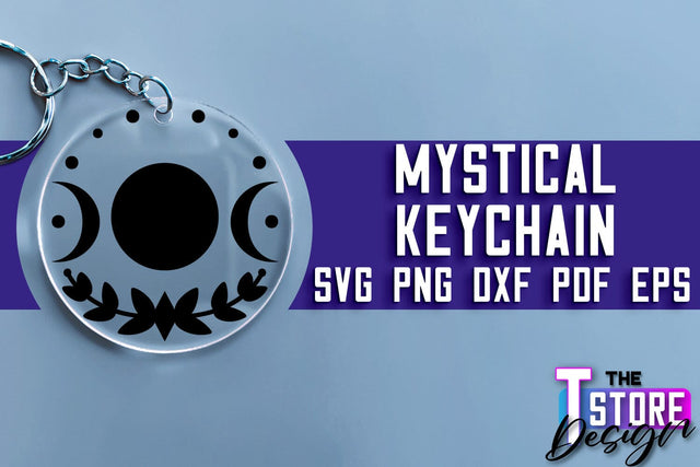 Mystical Keychain SVG | Mystical Symbols SVG Design SVG The T Store Design 