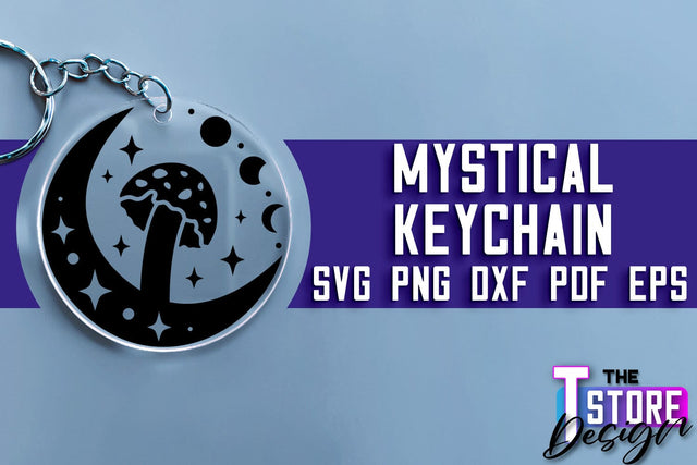 Mystical Keychain SVG | Mystical Symbols SVG Design SVG The T Store Design 
