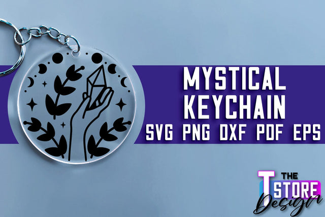 Mystical Keychain SVG | Mystical Symbols SVG Design SVG The T Store Design 