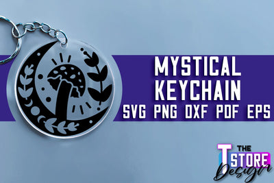 Mystical Keychain SVG | Mystical Symbols SVG Design SVG The T Store Design 