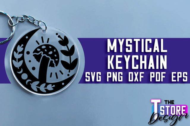 Mystical Keychain SVG | Mystical Symbols SVG Design SVG The T Store Design 