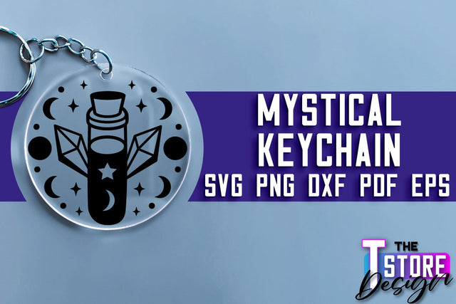 Mystical Keychain SVG | Mystical Symbols SVG Design SVG The T Store Design 