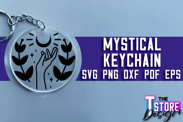 Mystical Keychain SVG | Mystical Symbols SVG Design SVG The T Store Design 