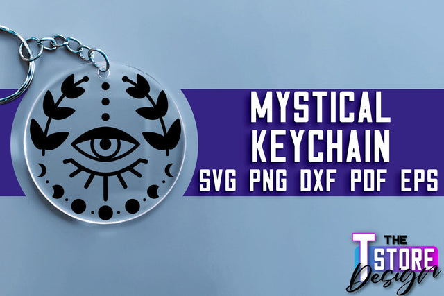 Mystical Keychain SVG | Mystical Symbols SVG Design SVG The T Store Design 