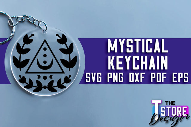 Mystical Keychain SVG | Mystical Symbols SVG Design SVG The T Store Design 