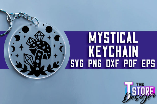 Mystical Keychain SVG | Mystical Symbols SVG Design SVG The T Store Design 