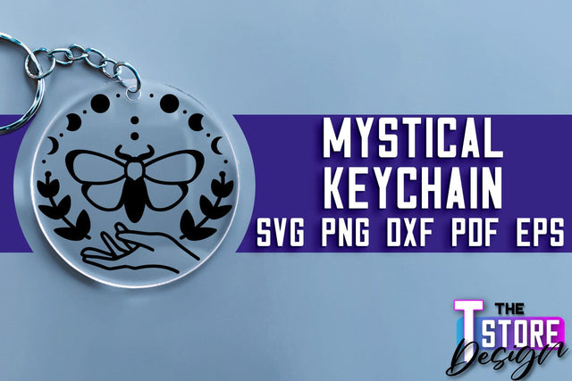 Mystical Keychain SVG | Mystical Symbols SVG Design SVG The T Store Design 