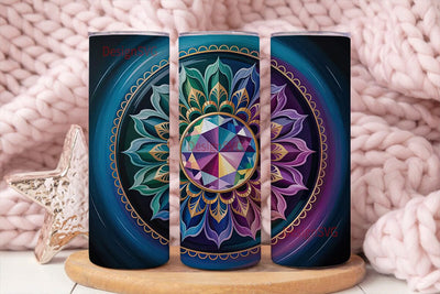 Mystical Mandala 20oz Tumbler Wrap Sublimation DesignSVG 