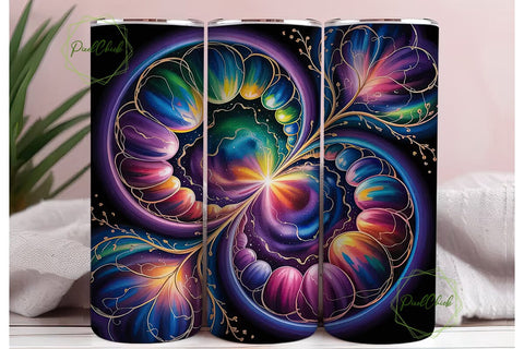 Mystical Marble 20oz Tumbler Wrap Sublimation PixelChick 