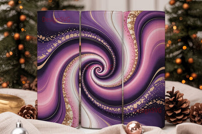 Mystical Marble Glitter 20oz Tumbler Sublimation DesignSVG 