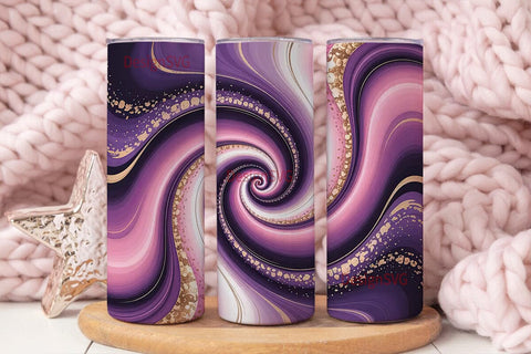 Mystical Marble Glitter 20oz Tumbler Sublimation DesignSVG 
