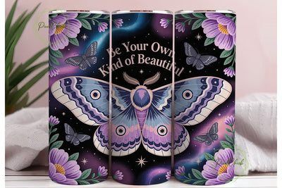 Mystical Moth 20oz Tumbler Wrap Sublimation PixelChick 