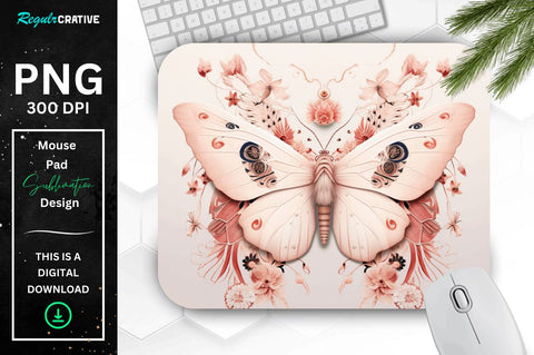 Mystical Moth Mouse pad Bundle Sublimation Regulrcrative 