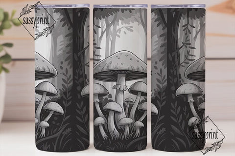 Mystical Mushroom Forest 20oz Tumbler Sublimation sassyprint 