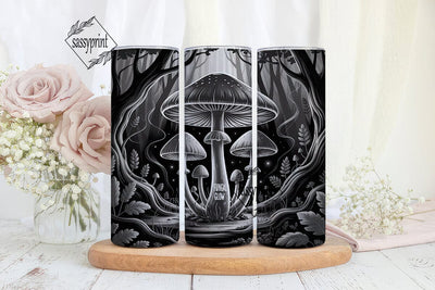Mystical Mushroom Forest 20oz Tumbler Sublimation sassyprint 