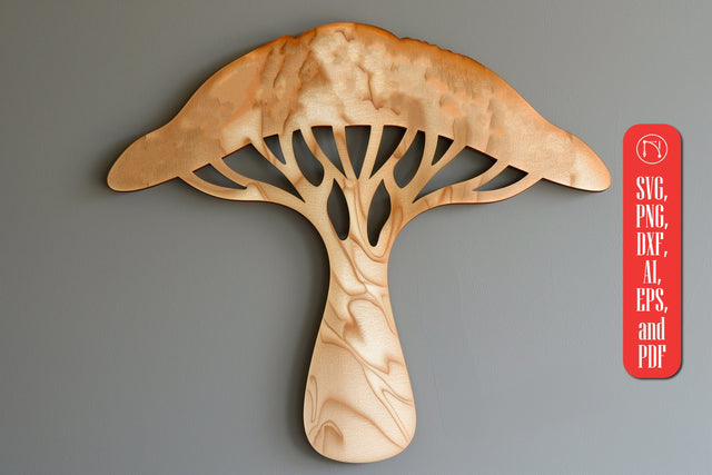 Mystical Mushroom laser cut decor SVG SVG MD JOYNAL ABDIN 