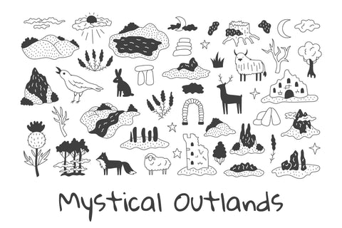 Mystical Outlands PNG Clipart Sublimation Rin Green 