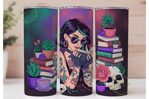 Mystical Reader 20oz Tumbler Design Sublimation PixelChick 