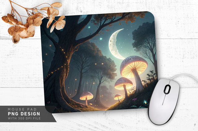 Mystical Starry Goddess Mousepad Sublimation Regulrcrative 
