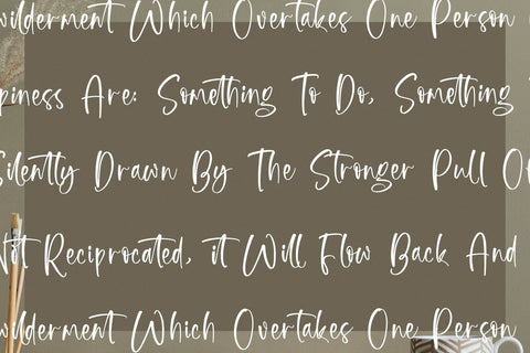 Mystical Sunlight - Modern Handwritten Font Font Letterena Studios 