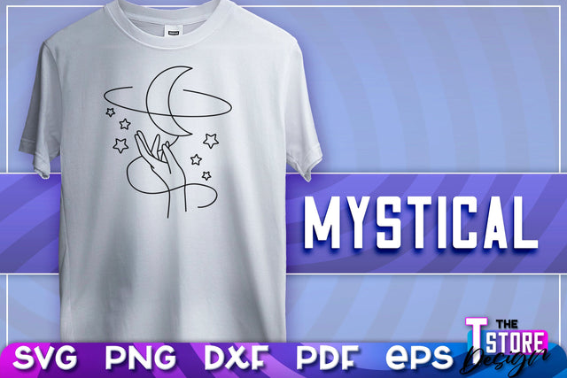Mystical SVG | Mystical Symbols Design | Magic Sign | T-Shirt Print | SVG File SVG The T Store Design 