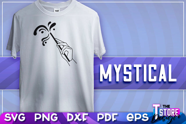 Mystical SVG | Mystical Symbols Design | Magic Sign | T-Shirt Print | SVG File SVG The T Store Design 