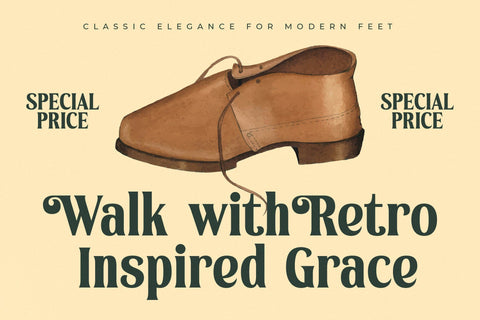 Mystical Timeless - Modern Vintage Display Font Letterena Studios 