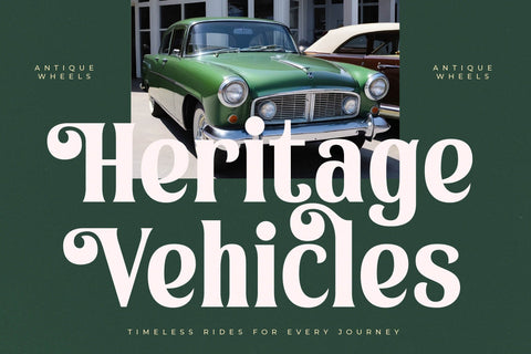 Mystical Timeless - Modern Vintage Display Font Letterena Studios 