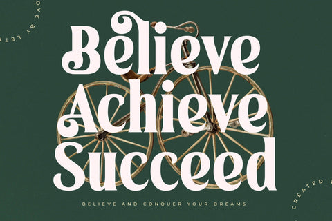 Mystical Timeless - Modern Vintage Display Font Letterena Studios 