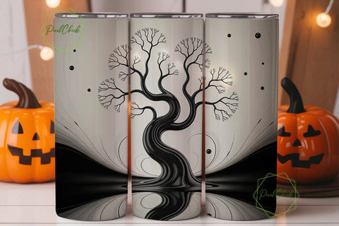 Mystical Tree 20oz Tumbler Wrap Sublimation PixelChick 