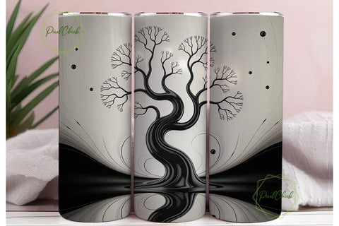 Mystical Tree 20oz Tumbler Wrap Sublimation PixelChick 
