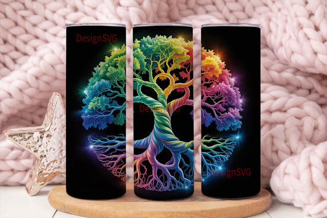 Mystical Tree of Life 20oz Tumbler Wrap Sublimation DesignSVG 