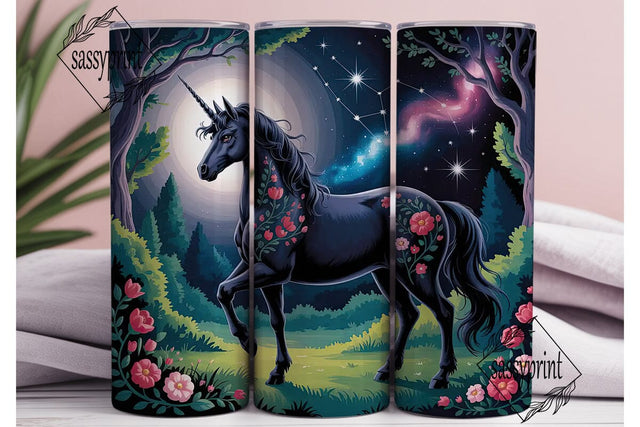 Mystical Unicorn 20oz Tumbler Wrap Sublimation sassyprint 