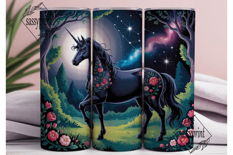 Mystical Unicorn 20oz Tumbler Wrap Sublimation sassyprint 