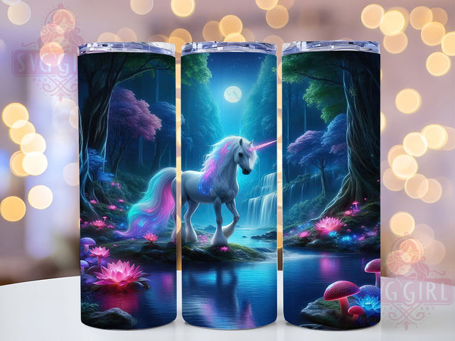Mystical Unicorn Fantasy Magical Kids Tumbler, Unicorn Tumbler Wrap, 20oz Sublimation Design, Fantasy Tumbler Art, Magical Unicorn PNG, Digital Tumbler Wrap, Kids Tumbler Design Sublimation SvggirlplusArt 