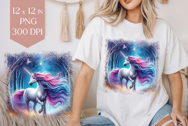 Mystical Unicorn Shirt PNG, Fantasy Sublimation Design Sublimation BijouBay 