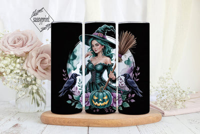 Mystical Witch 20oz Tumbler Wrap Sublimation sassyprint 
