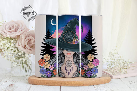Mystical Witch Dreamcatcher 20oz Tumbler Sublimation sassyprint 