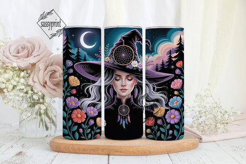 Mystical Witch Dreamcatcher 20oz Tumbler Sublimation sassyprint 