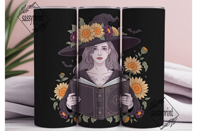 Mystical Witch Tumbler Design Sublimation sassyprint 