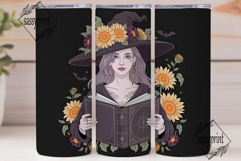 Mystical Witch Tumbler Design Sublimation sassyprint 