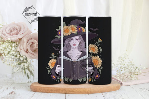 Mystical Witch Tumbler Design Sublimation sassyprint 