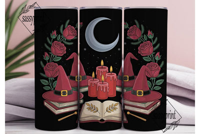Mystical Witchcraft 20oz Tumbler Wrap Sublimation sassyprint 