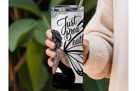 Mystical Woman Tumbler Wrap Sublimation DesignSVG 