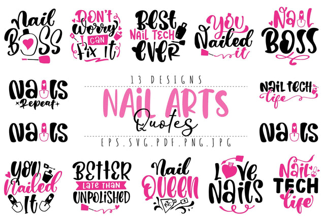 Nail Art SVG Bundle SVG dapiyupi store 