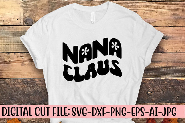 Nana Claus Retro SVG SVG Syaman 