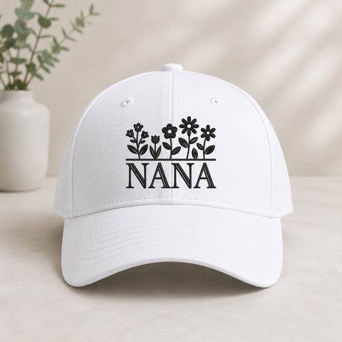 Nana Flowers Machine Embroidery Design – Floral Nana Embroidery File, Grandma Grandmother Gift Design Embroidery/Applique DESIGNS PatternFeed8 